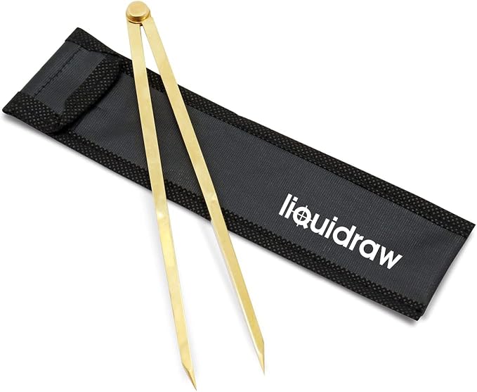 Liquidraw Marine Navigation Divider Universal Nautical Protractor Set Square - Image 4