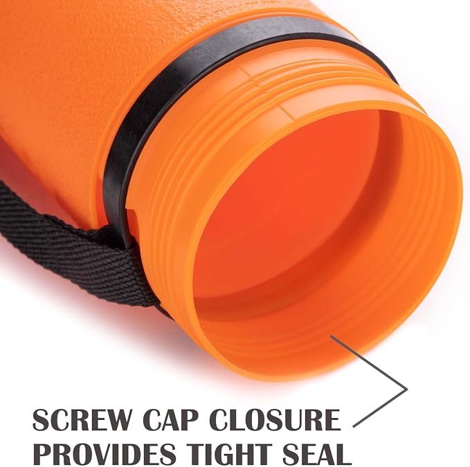 JJRING Orange Poster Tube, Poster Carrying Case - Image 3