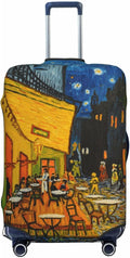 Van Gogh Cafe Terrace at Night Elastic Luggage Cover, Suitcase Protector by XBFCDN