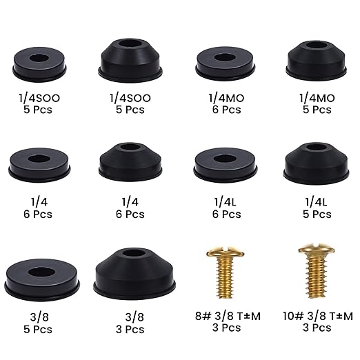 Xindojuz 58 PCS Hose Bib Repair Kit, Outdoor Faucet Washers Assorted Kit - Image 2