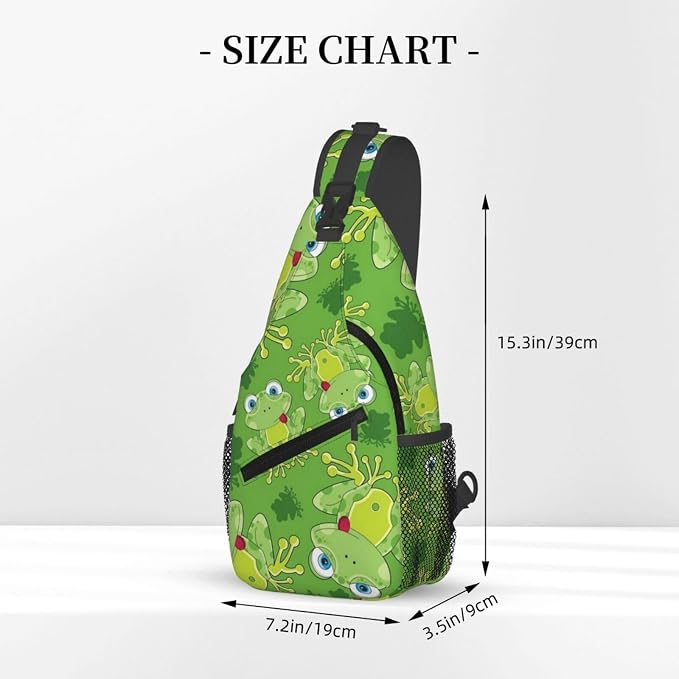 Cute Frog Sling Bag For Women & Men - Image 3