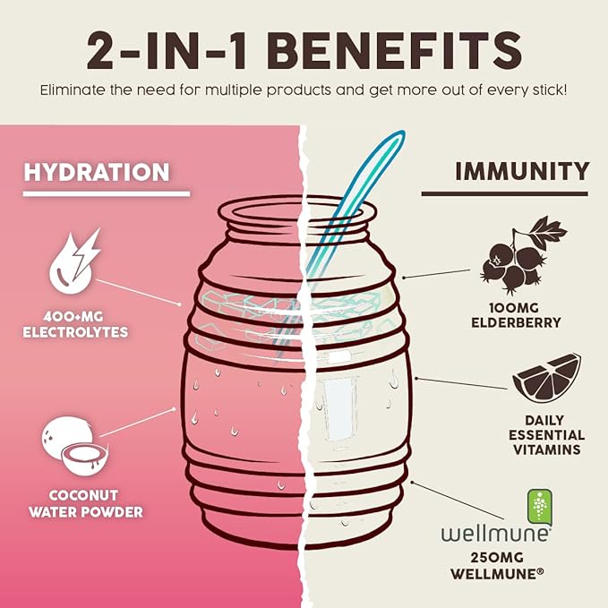 Salud x Jarritos 2-in-1 Hydration Packets + Immunity Electrolytes Powder - Image 5