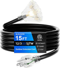 15 FT Outdoor Extension Cord by ISLEWIRE