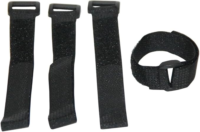 YiwerDer 8 Inch Hook and Loop Straps Reusable Fastening Cable Strap, Durable - Image 2