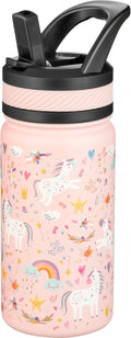 Fanhaw 14 Oz Kids Insulated Water Bottle by FANHAW