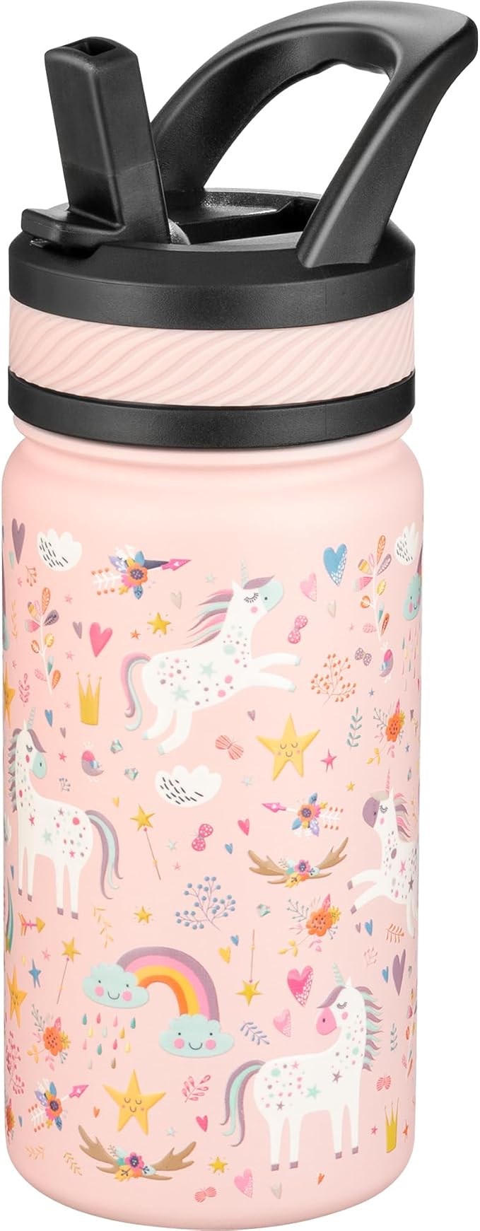 Fanhaw 14 Oz Kids Insulated Water Bottle by FANHAW