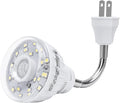 Plug in Motion Sensor Night Light Indoor, PIR Infrared Motion-Activated LED by DEKELIY