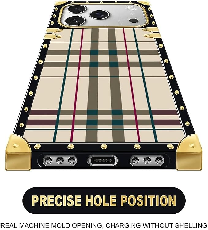 for iPhone 17 Pro Max Case Luxury Golden Decoration - Image 5