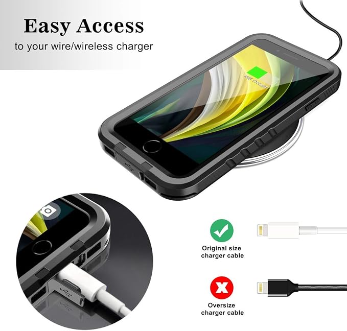 SPORTLINK Waterproof Case for iPhone SE 3rd 2022/iPhone SE 2nd 2020/iPhone 7/8 - Image 4