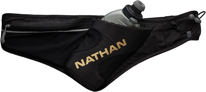 Nathan Peak Running Hydration Waist Pack Belt w/ Speed Draw Flask Water Bottle by NATHANSPORTS
