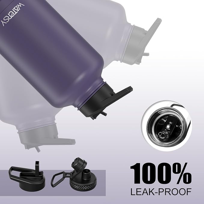 64oz Insulated Water Bottle, BPA Free&Leak Proof, Half Gallon Stainless Steel - Image 5