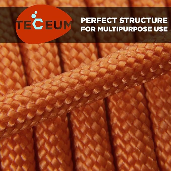 TECEUM 5/32" Paracord Rope 1000 – 1000ft / 200ft / 100ft / 50ft – Tactical - Image 5