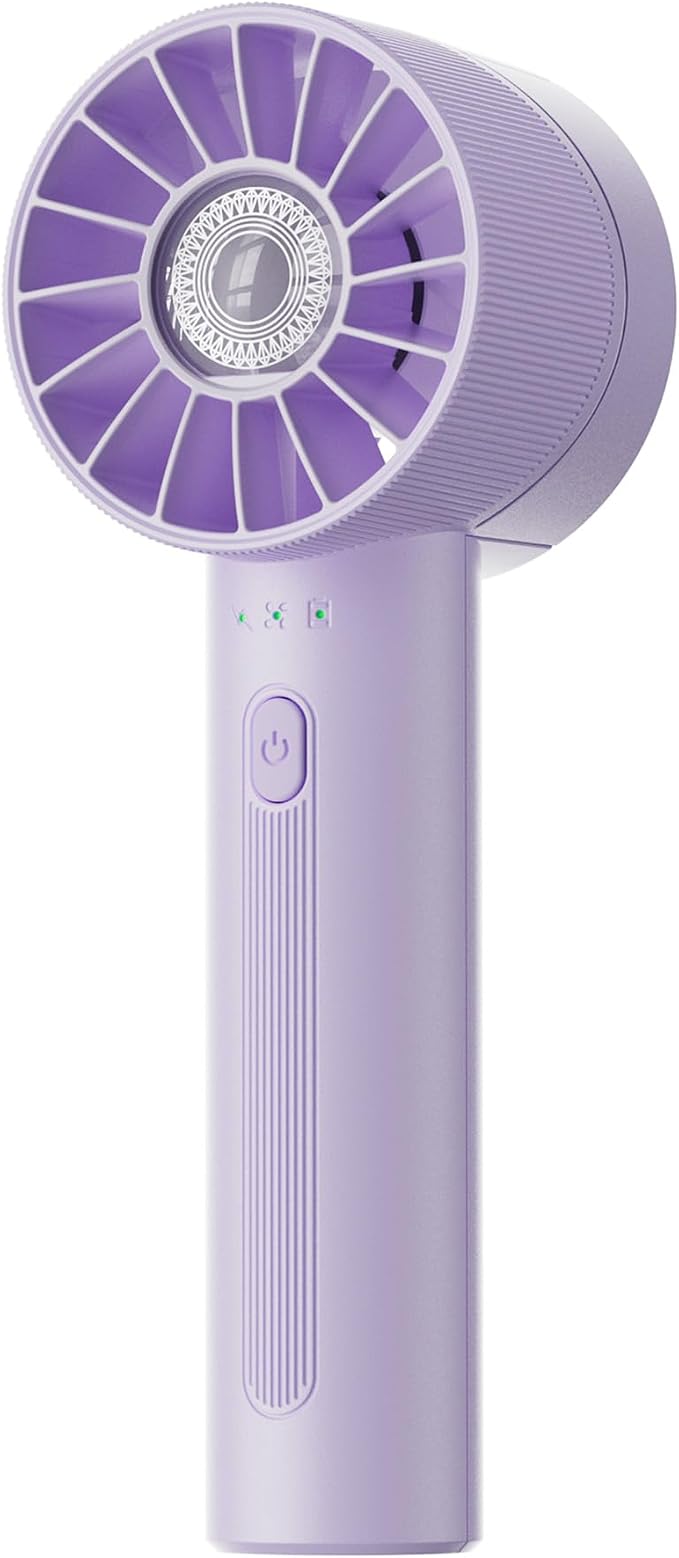 Portable Mini Handheld Turbo Fan, 4 Speed High Velocity Personal Cooling Device by Coolwill