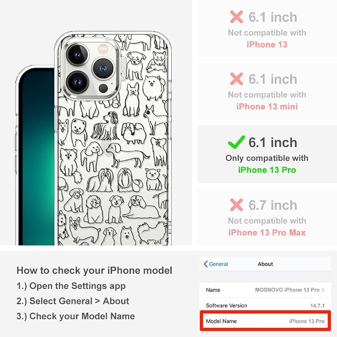 MOSNOVO Case for iPhone 13 Pro - Image 2