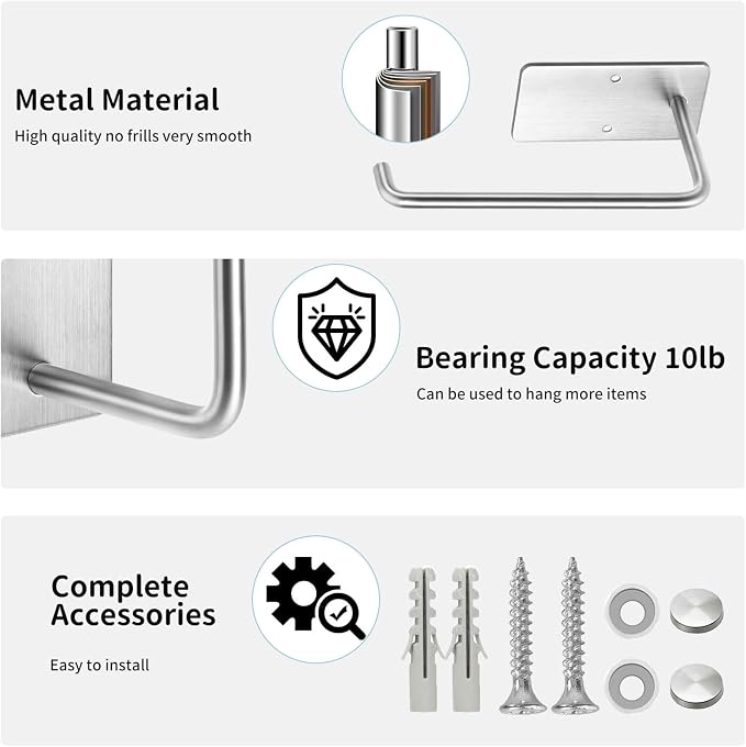 Hat Racks for Baseball Caps 4 Pack, Stainless Steel Adhesive Hat Hanger Hooks - Image 4