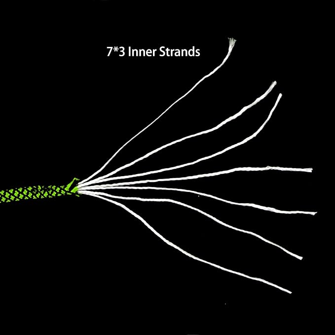 MOOCY Paracord 550, 5/32 in x 164 ft, 7 Inner Strands/Parachute Cord, Nylon - Image 4