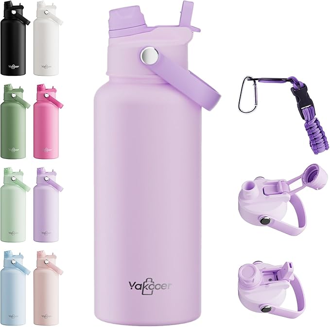 32oz Insulated Water Bottle by Yakooer