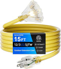 15 FT Outdoor Extension Cord by ISLEWIRE