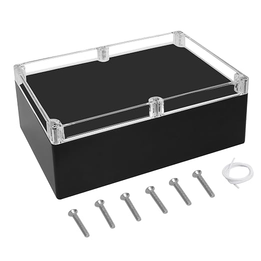 LeMotech Electrical Box Clear Cover Project Box IP65 Waterproof Junction Box by LeMotech
