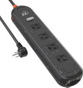Outdoor Power Strip Weatherproof, 7-in-1 Surge Protector by ZZJPowerStrip