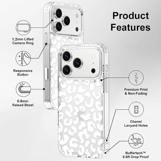 MOSNOVO for iPhone 17 Pro Case | Military Grade 6.6ft Drop Tested | Camera - Image 7