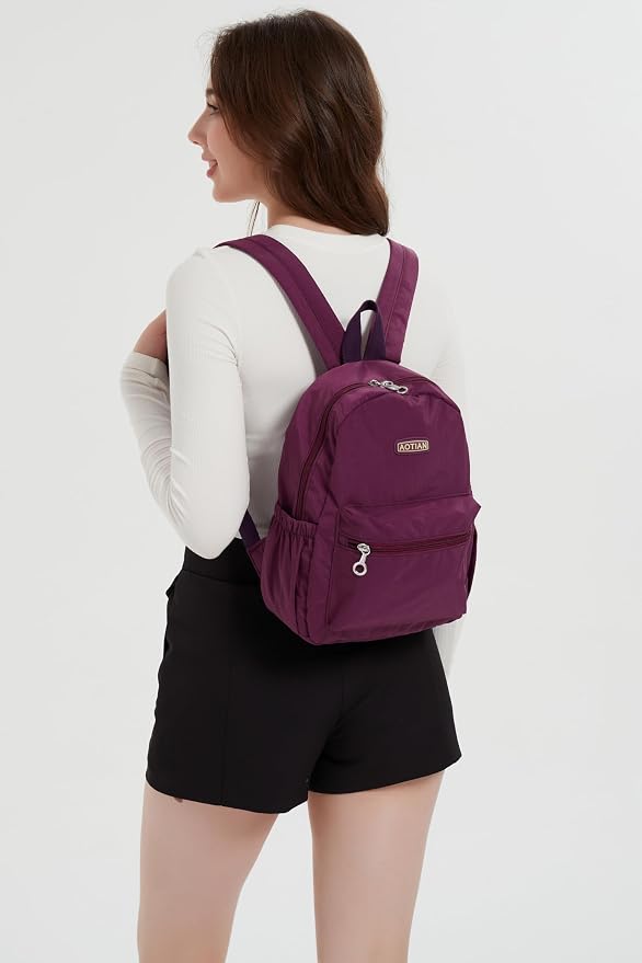 AOTIAN Mini Lightweight 11.8 Inch Backpack Durable Travel Hiking Women and - Image 2