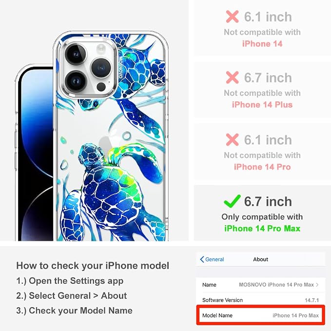 MOSNOVO Case for iPhone 14 Pro Max - Image 2
