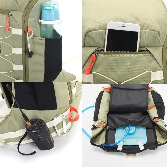 Bseash 40L Waterproof Hiking Camping Backpack - Image 3