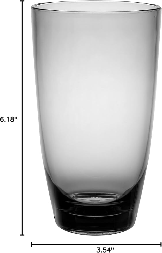 KLIFA- ETON, 20.8 oz, Acrylic Highball Drinking Glasses Set, Iced Tea Cups - Image 9
