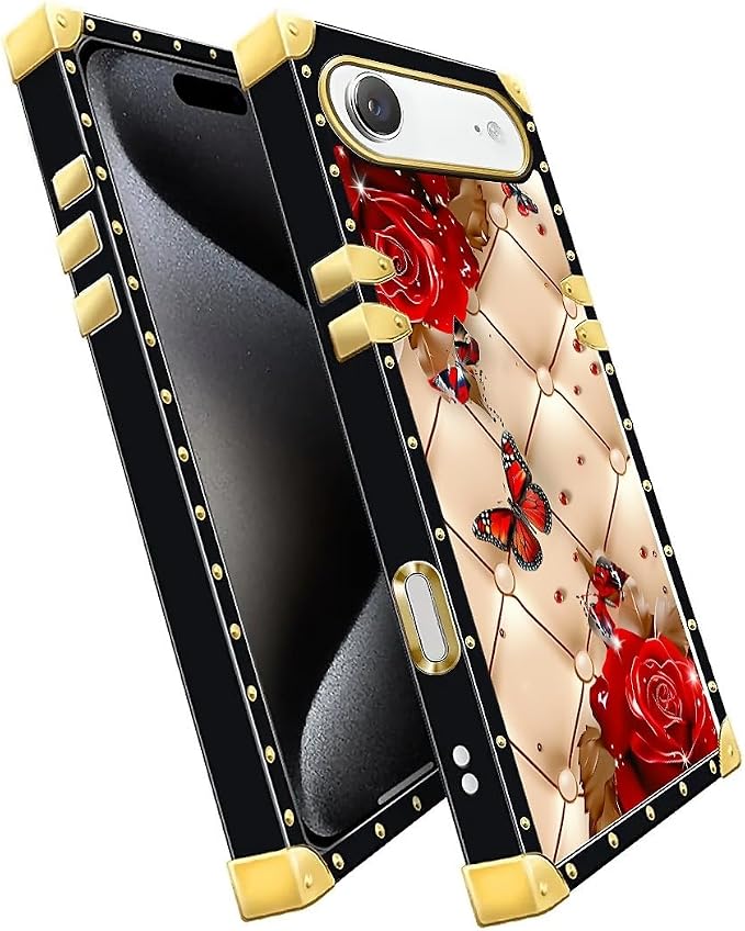 for iPhone 17 Air Case Luxury Golden Decoration - Image 3