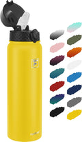 Fanhaw 32 oz Insulated Stainless Steel Water Bottle by FANHAW