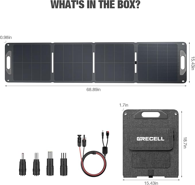 120W Portable Solar Panel for Power Station Generator, Ultra Light 5.7lbs - Image 9