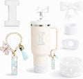 6PCS White Stanley Cup Accessories Set Fit by MOTEERLLU