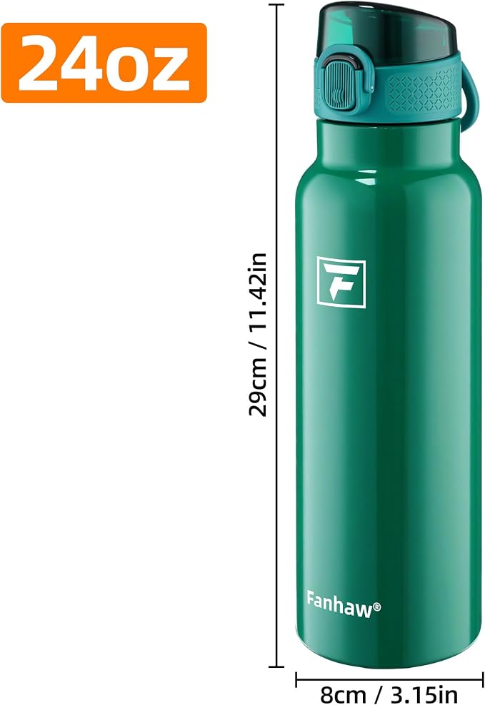 Fanhaw Daylite Series 24 oz Stainless Steel Insulated Water Bottle - Image 6