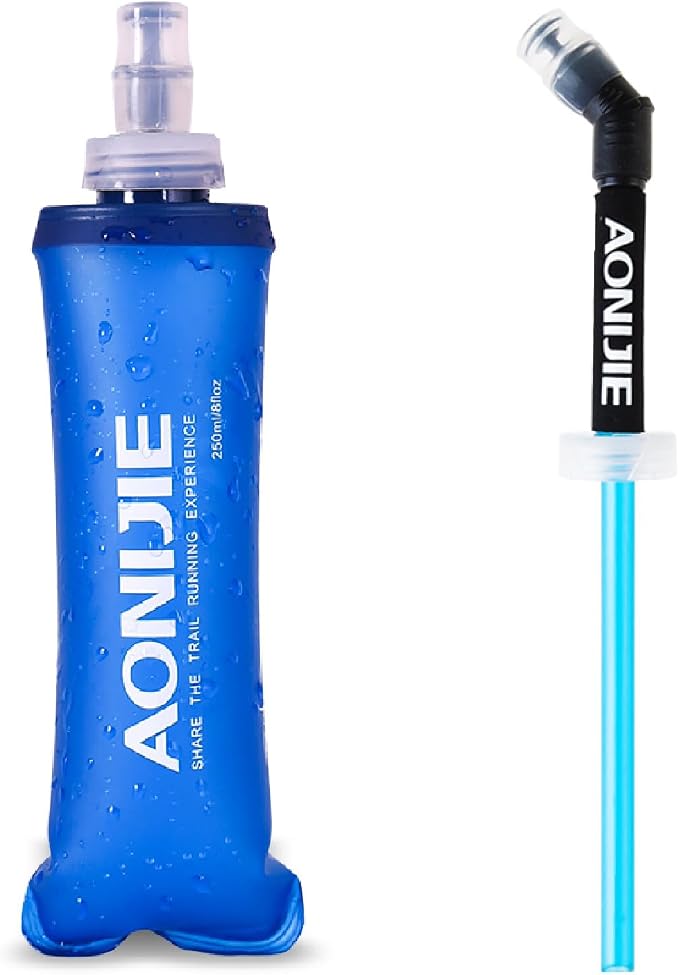 YAPJEB Soft Flask Collapsible Water Bottles, TPU Soft Water Bottle Folding Flask by YAPJEB