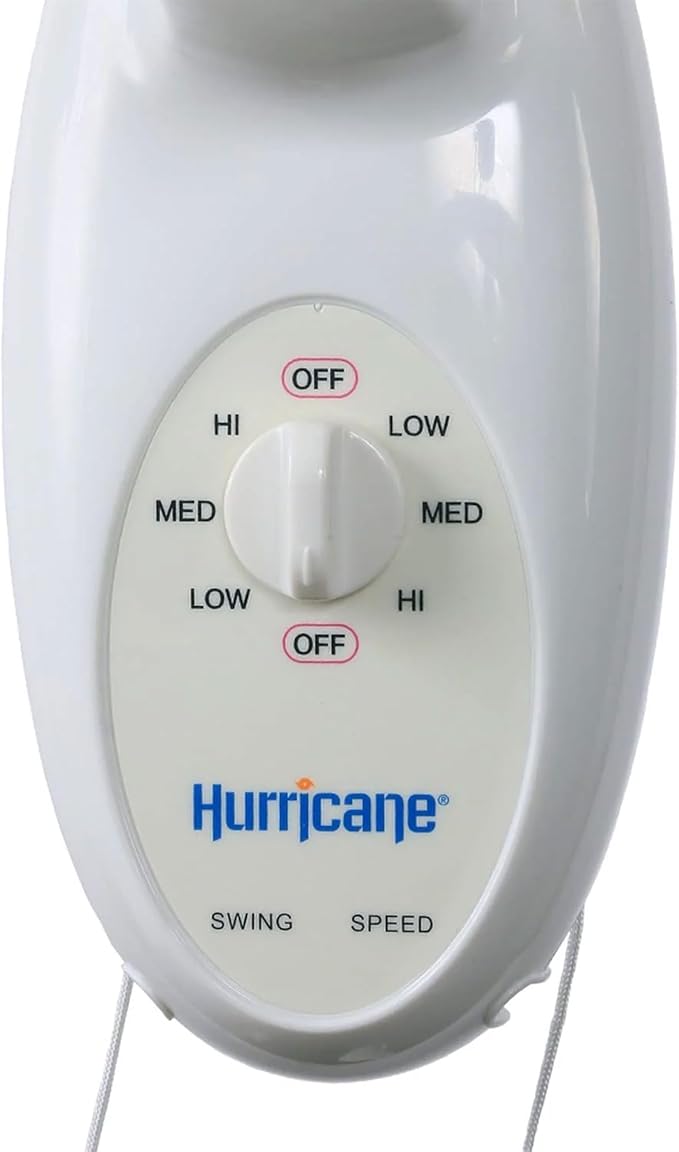 Hurricane 18" Supreme 90-Degree Oscillating Wall Mounted Fan - Image 8