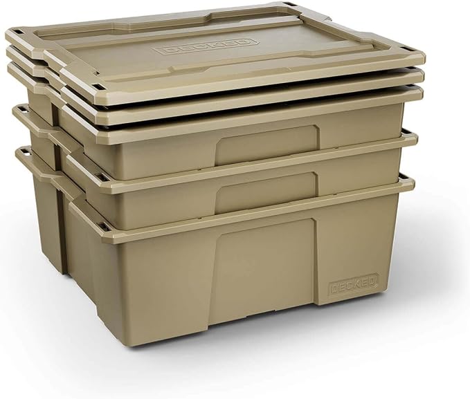 DECKED Payloader 32 L - 75 lb Bin / 200 lb Lid Load Rated by DECKED
