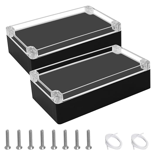 LeMotech Junction Box with Clear Cover IP65 Waterproof Project Box Dustproof by LeMotech