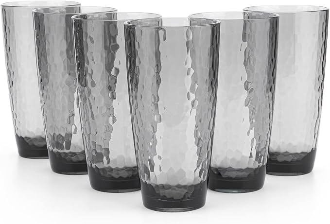 KOXIN-KARLU Hammered 26-ounce Plastic Tumbler Acrylic Glasses by KOXIN-KARLU