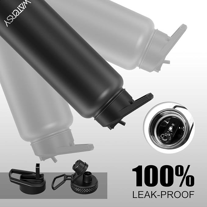 40oz Insulated Water Bottle, BPA Free&Leak Proof, Stainless Steel Water Flask - Image 5
