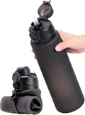 TakeToday Collapsible Water Bottles 32oz, Foldable Travel Bottle, TSA-Approved by TAKETODAY