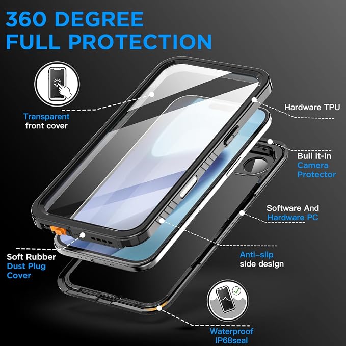 AICase Compatible with iPhone Air Case Waterproof - Image 5