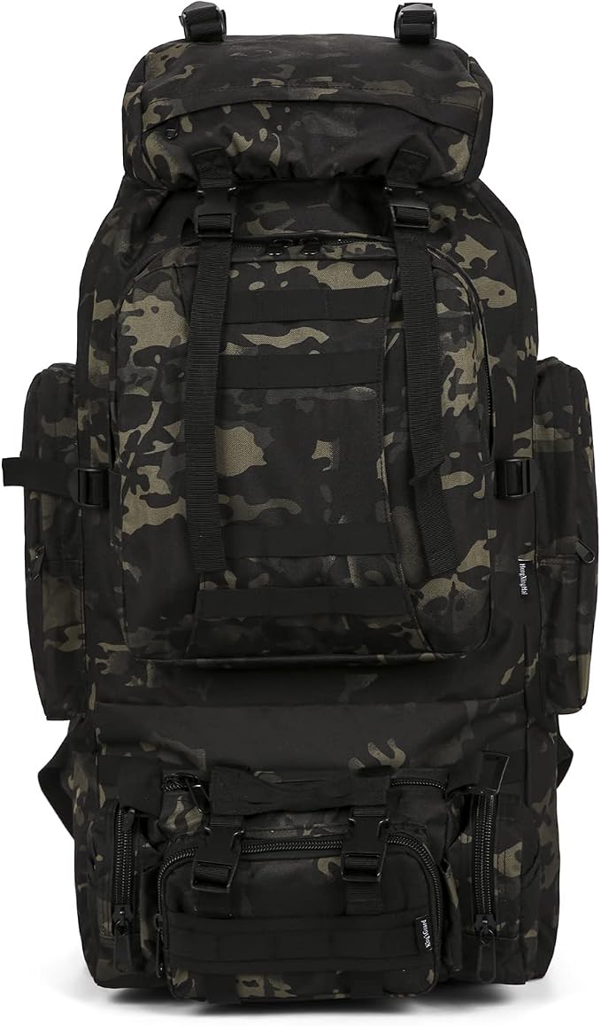 100L Camping Hiking Backpack, Molle military Tactical rucksack backpack - Image 2
