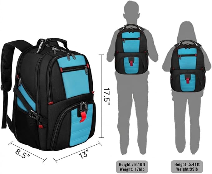 YOREPEK Large Backpack for Men, Extra Large Laptop Backpacks for Men Women - Image 7