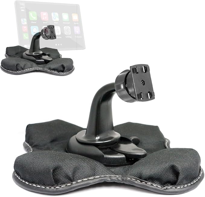 ChargerCity Portable Dashboard Friction Mount Kit w/4 Tab Cradle Adapter by ChargerCity