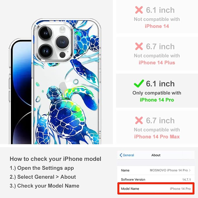 MOSNOVO Case for iPhone 14 Pro - Image 2