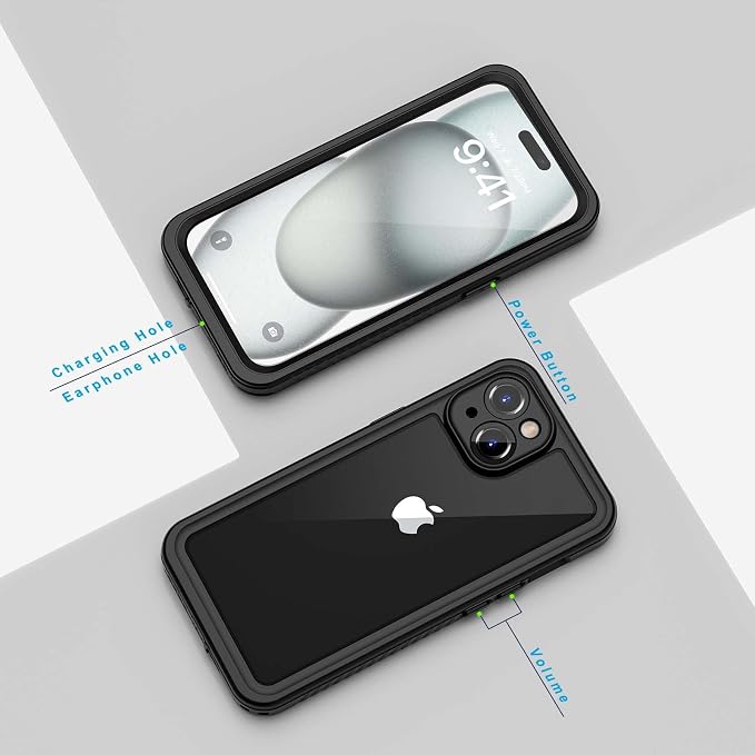Lanhiem for iPhone 15 Plus Case, IP68 Waterproof Dustproof Shockproof Cases - Image 6