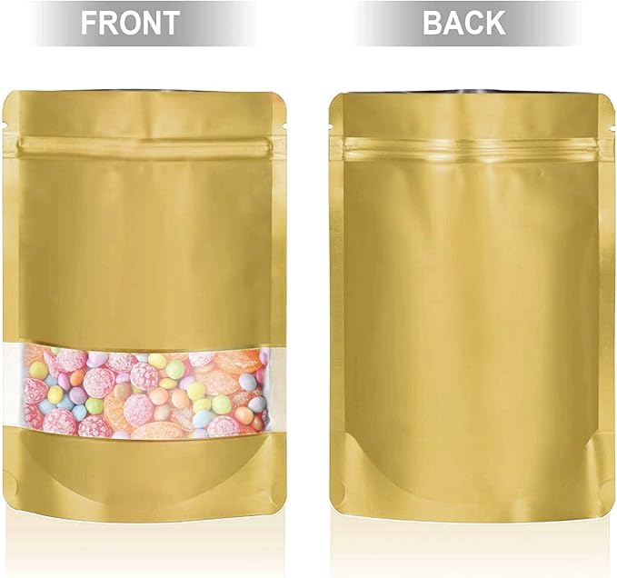 4.7"x7.8" 120pcs Mylar Bags for Food Storage, Smell Proof Bag - Image 4