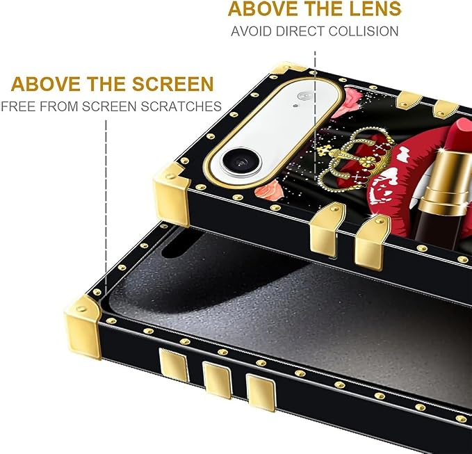 for iPhone 17 Air Case Luxury Golden Decoration - Image 7