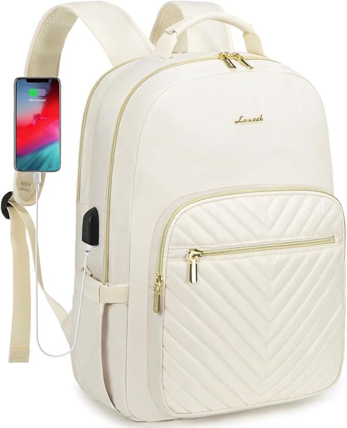 LOVEVOOK Laptop Backpack Purse for Women, Work Travel Computer Bags, College by LOVEVOOK